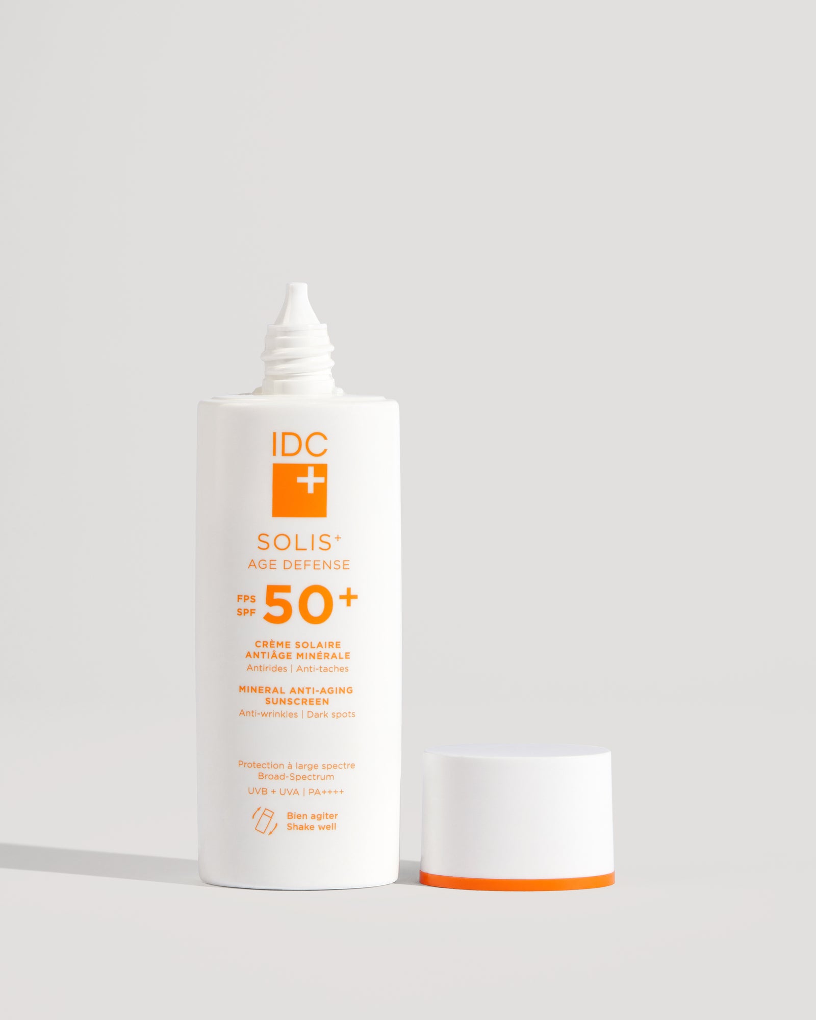 Solis+ Age Defense FPS 50 | Crème solaire anti-âge minérale